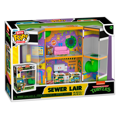Funko Bitty POP! Bitty Box: La guarida de las alcantarillas de las Tortugas Ninja