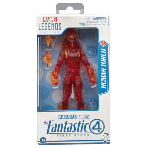 Figura de la Antorcha Humana de Hasbro Marvel Los 4 Fantásticos de 15 cm