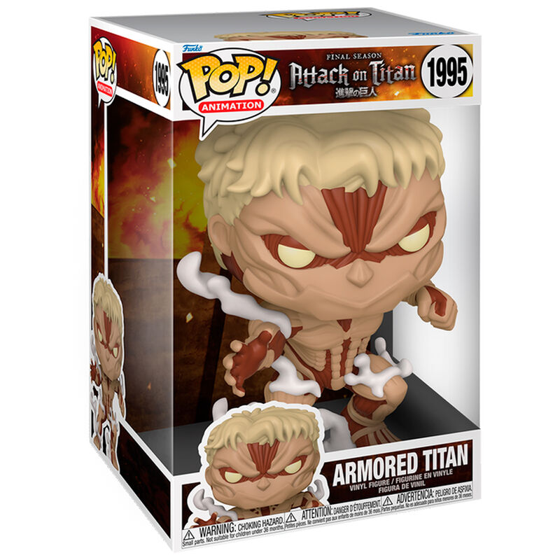 Funko POP! Animation Attack On Titan Final Season Armored Titan 10" #1995 (Jumbo Sized POP!)