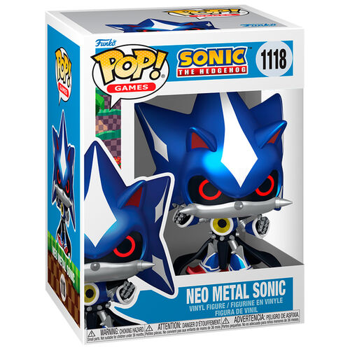 * PRÉ-RESERVA * Funko POP! Games Sonic The Hedgehog Neo Metal Sonic #1118