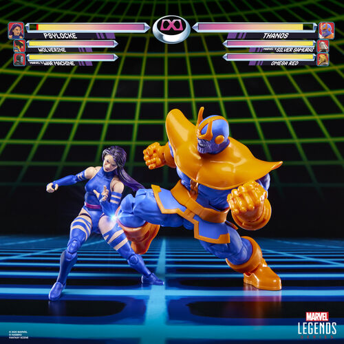 Hasbro Figura Marvel Legends Gameverse Psylocke vs Thanos pack 2 15cm
