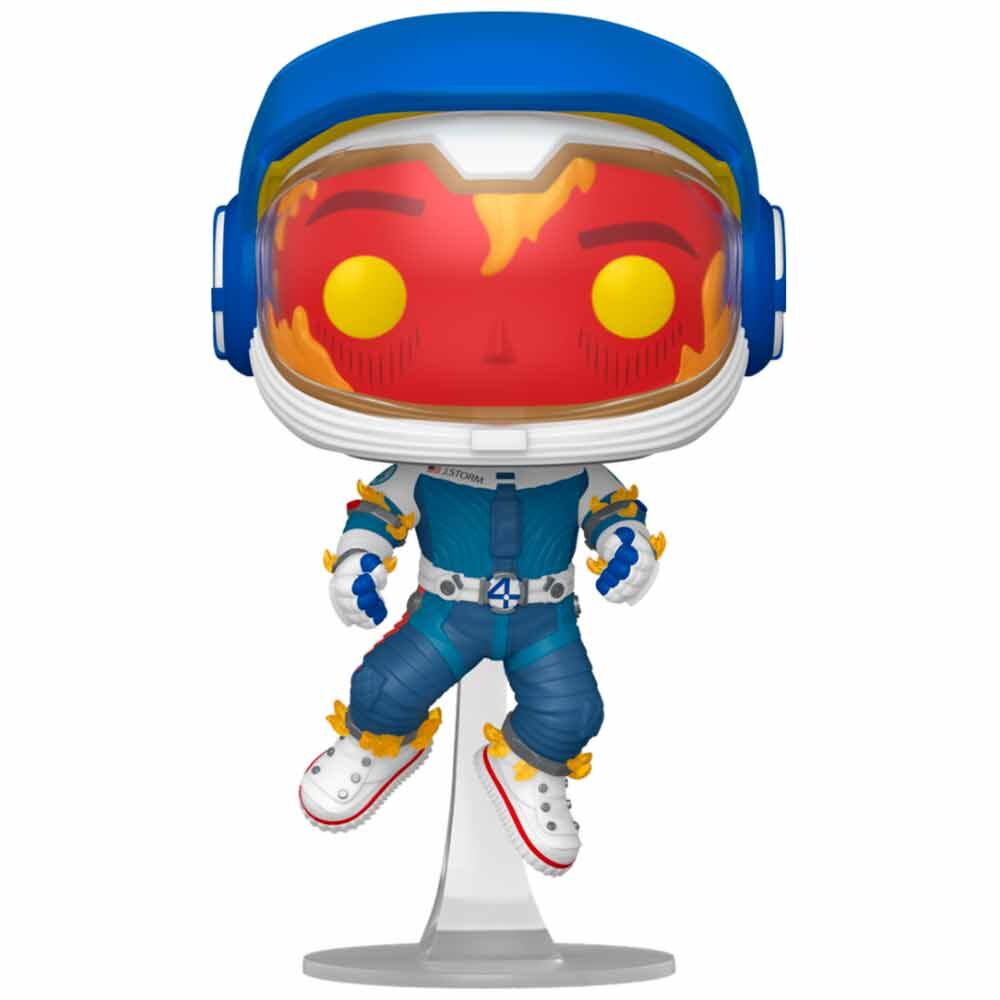 Funko POP! Marvel Studios Los 4 Fantásticos: Primeros Pasos: Antorcha Humana (Astronauta) #1521 Exclusiva