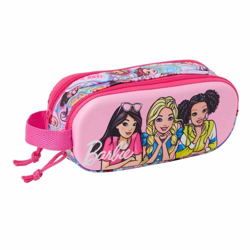 Safta Estojo Porta-tudo 3D Barbie duplo