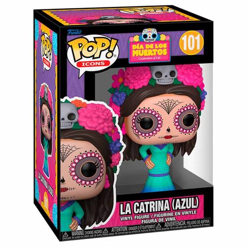 *PRERESERVA* Funko POP! Día De Los Muertos La Catrina Iconos (Azul) #101