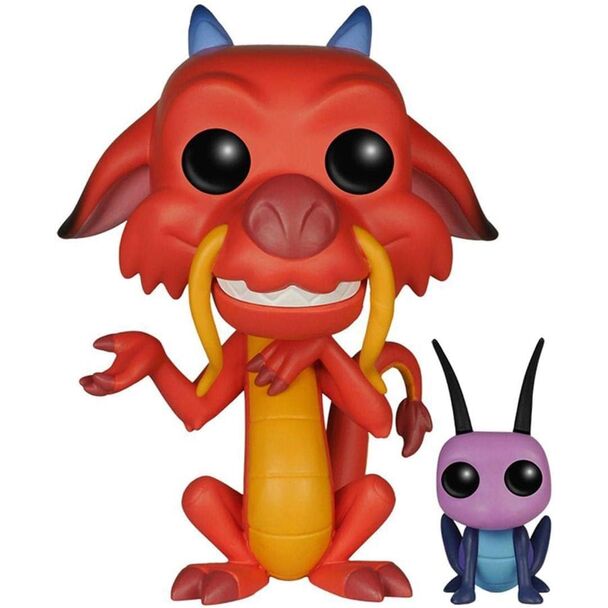 Figuras Funko POP! Disney Mulán, Mushu y Cricket n.° 167