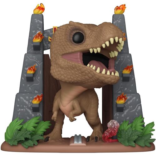 Funko POP! Deluxe Movies Jurassic Park Tyrannosaurus Rex with Gates #1775 Exclusive