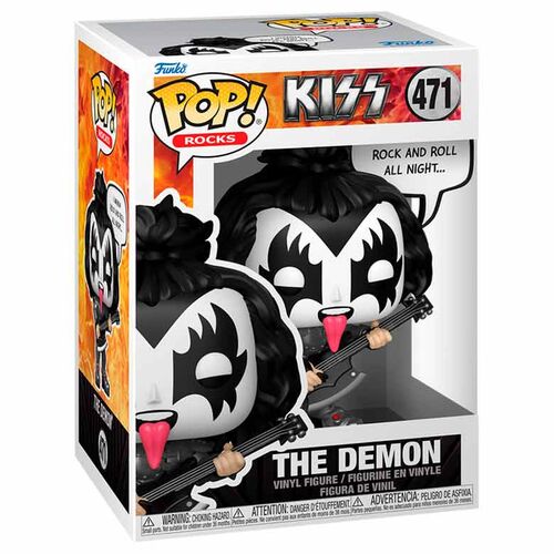 *RESERVA ANTICIPADA* Funko POP! Rocks Kiss The Demon (Quiero Rockear Toda la Noche...) #471
