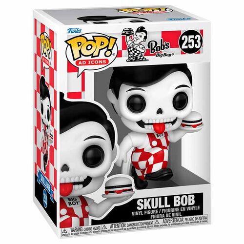 * RESERVA * Funko POP! Íconos publicitarios Bob's Big Boy Skull Bob #253