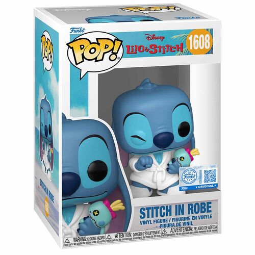 * PRE-RESERVA * Funko POP! Disney Lilo y Stitch Stitch en bata #1608