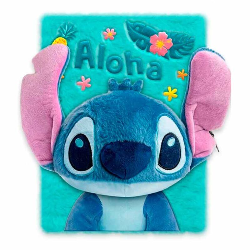 Kids Licensing Diário secreto peluche 3D Stitch Disney