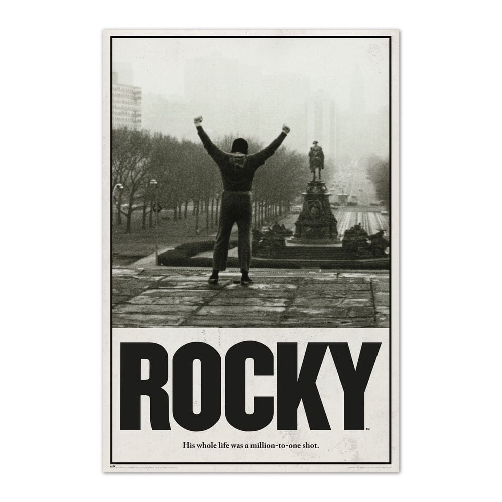 Erik Poster Uma Oportunidade Entre um Milhão Rocky Balboa