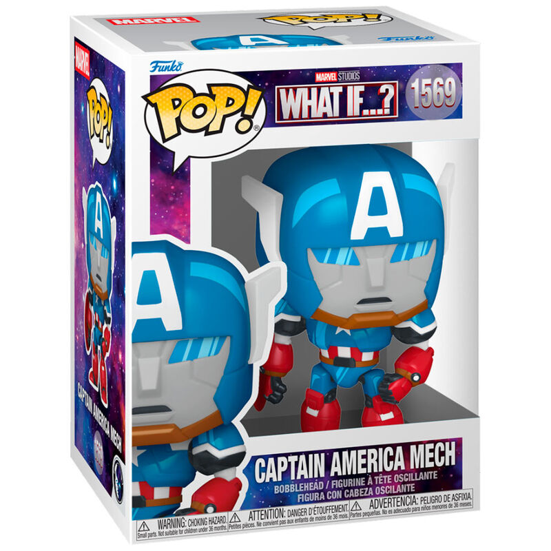 * PRÉ-RESERVA * Funko POP! Marvel Studios What If...? Captain America Mech #1569