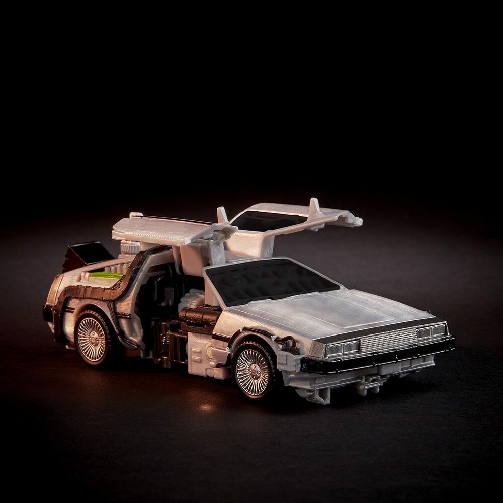 Hasbro Gigawatt Delorean Back to the Future Transformers Figure 14cm