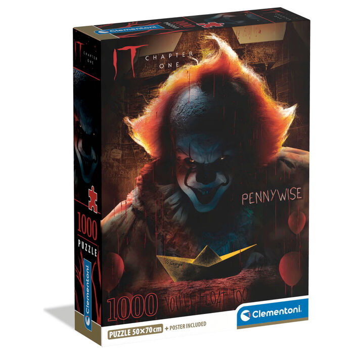 Clementoni Puzzle Pennywise IT 1000 peças