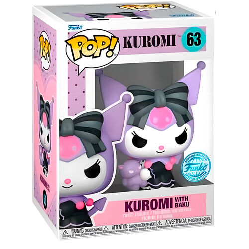 Funko POP! Hello Kitty and Friends Kuromi with Baku #63 Exclusive