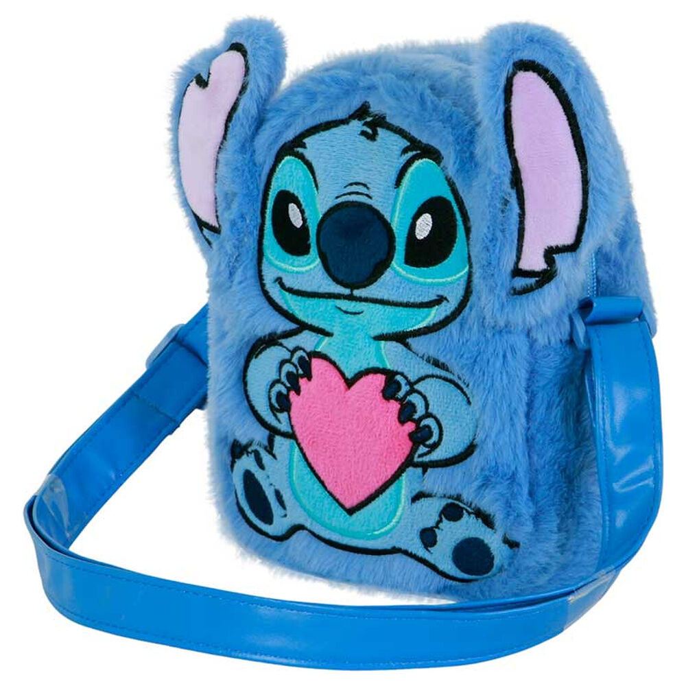 Karactermania Stitch Disney plush heart bag