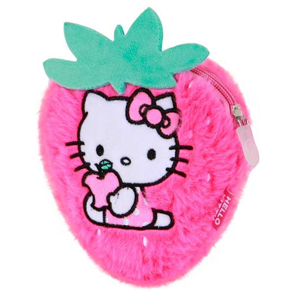 Karactermania Porta-moedas peluche morango Hello Kitty