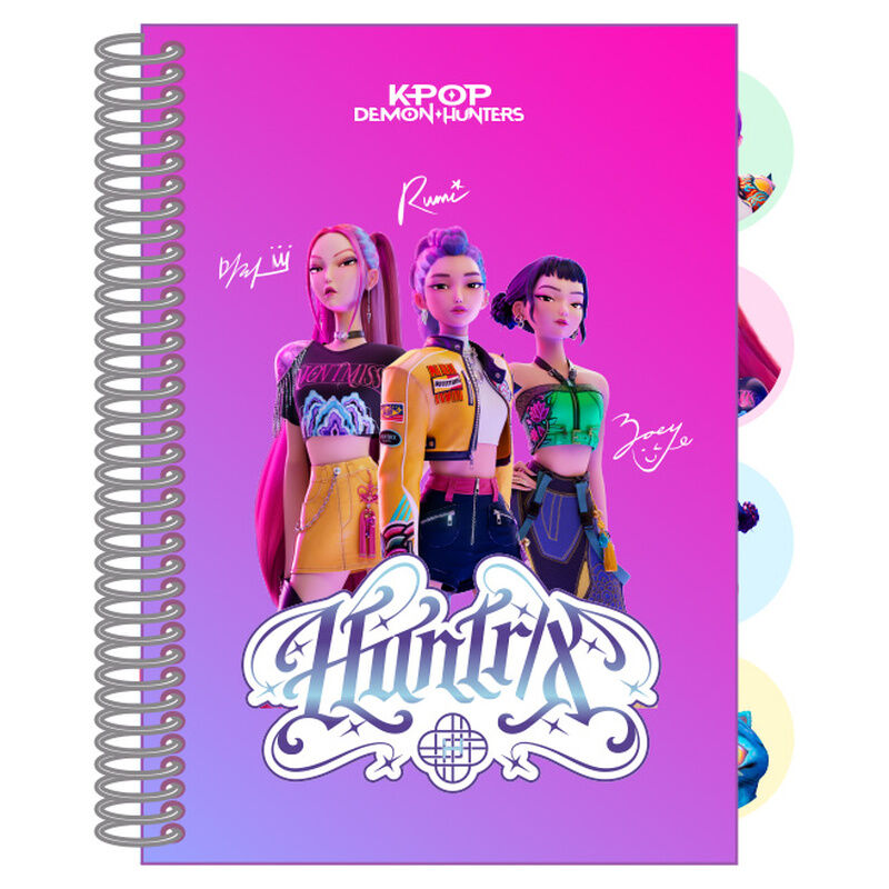 Safta Caderno A7 Kpop Demon Hunters