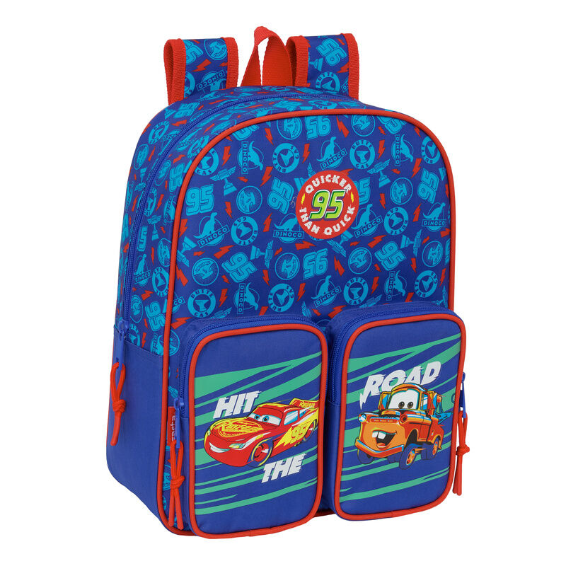 Safta Mochila Cars Disney Pixar 33cm Adaptável