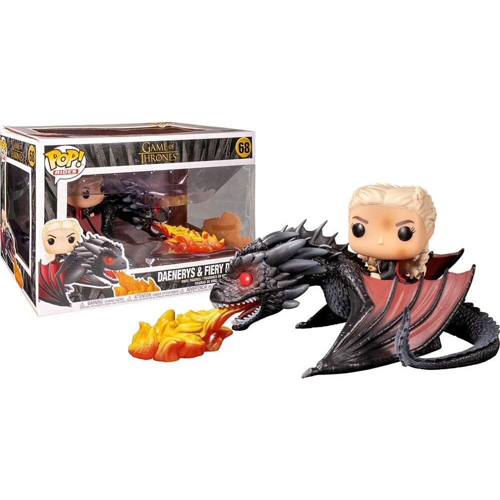 Funko POP! Rides Television Juego de Tronos Daenerys y Fiery Drogon #68