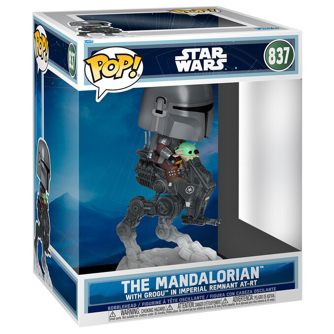 Funko POP! Rides Star Wars The Mandalorian with Grogu in Imperial AT-RT #837