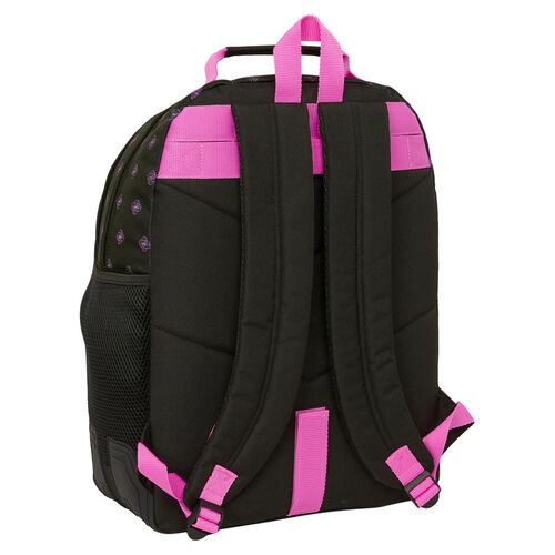 Safta Mochila Negra Kpop Demon Hunters duplo