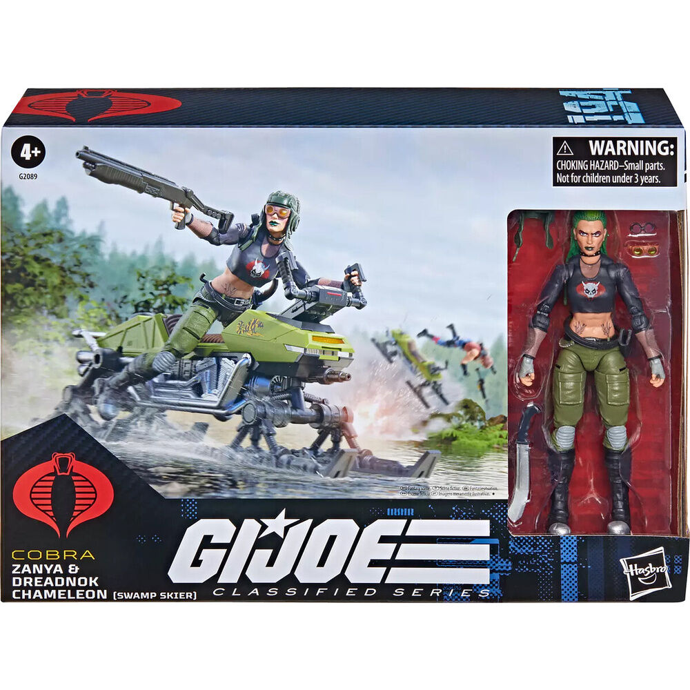 Hasbro Figura Zanya and Dreadnok Chameleon Classified Series Cobra G.I. Joe 15cm