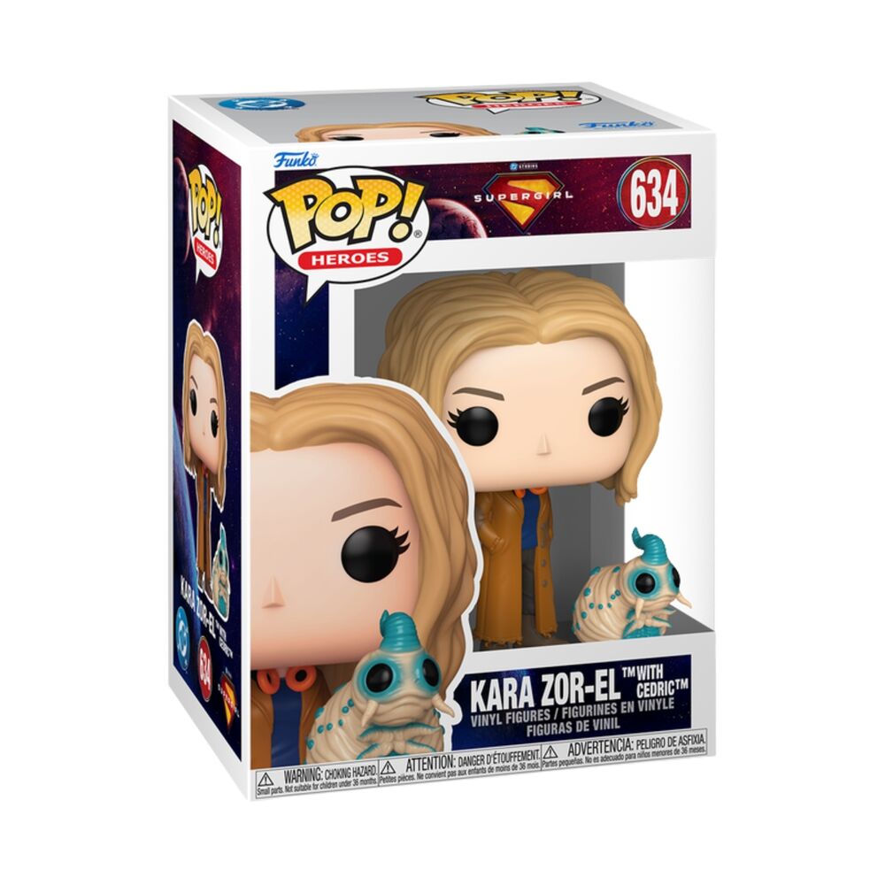 Funko POP! DC Studios Supergirl Kara Zor-El With Cedric #634