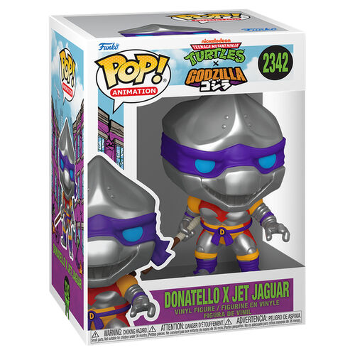 Funko POP! Animation Teenage Mutant Ninja Turtles X Godzilla Donatello X Jet Jaguar #2342