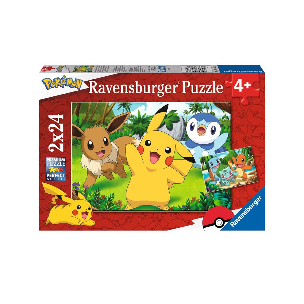 Ravensburger Puzzle Pokemon 2x24 peças