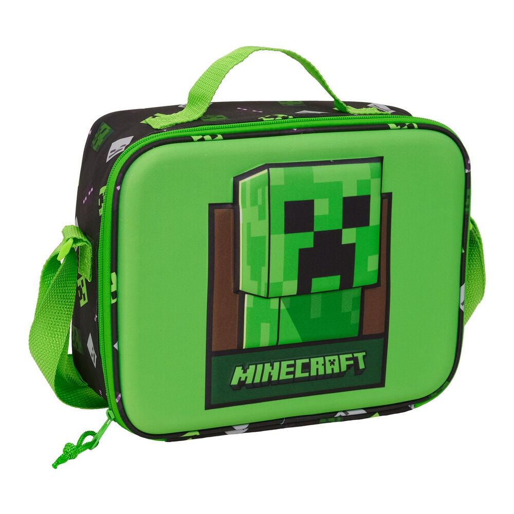 Safta Saco Térmico de Lanche 3D Minecraft térmica