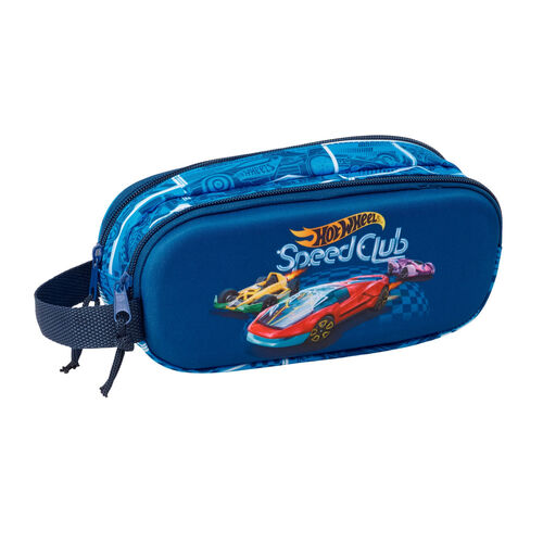 Safta Estojo Porta-tudo 3D Hot Wheels duplo