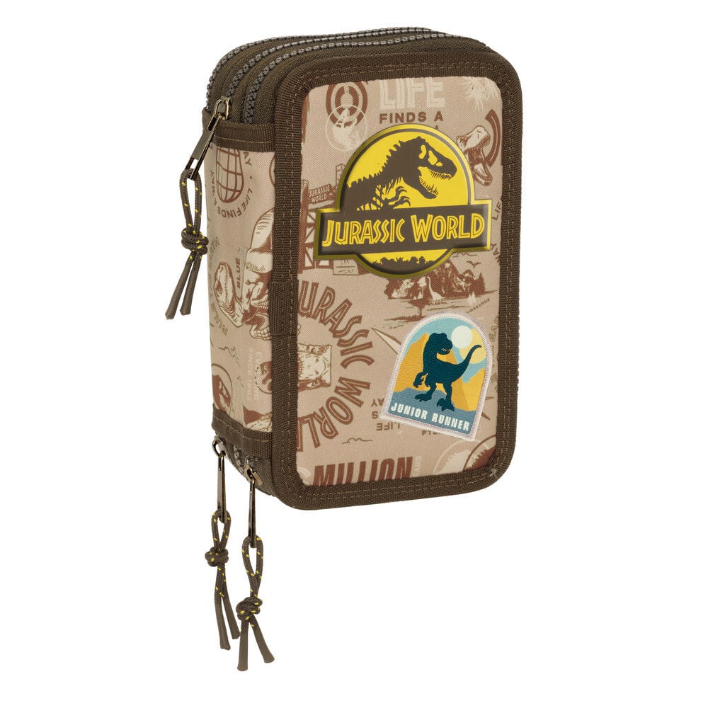 Safta Estojo Jurassic World Triplo 37 peças