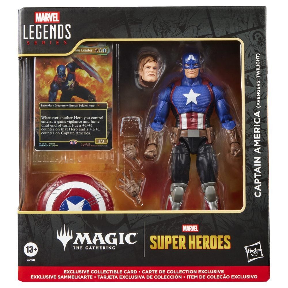 Hasbro Figura Capitão América Avengers Twilight Magic The Gathering Marvel Legends Series 15cm