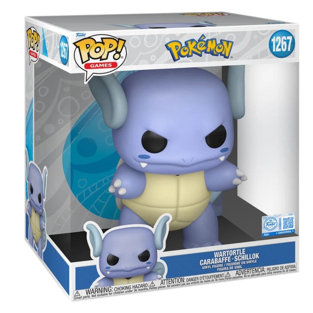 Funko POP! Games Pokémon Wartortle 10" #1267 SE (Jumbo Sized POP!)