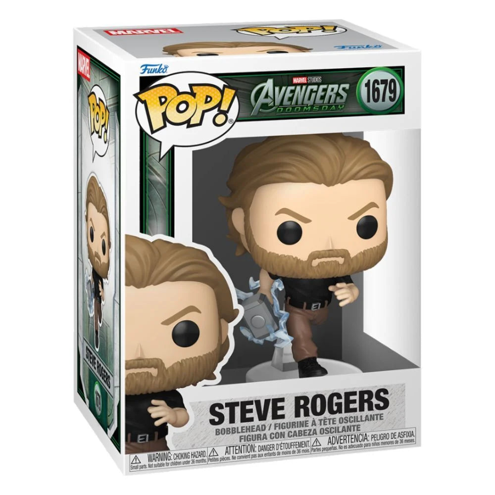 * PRÉ-RESERVA * Funko POP! Marvel Studios Avengers Doomsday Steve Rogers #1679