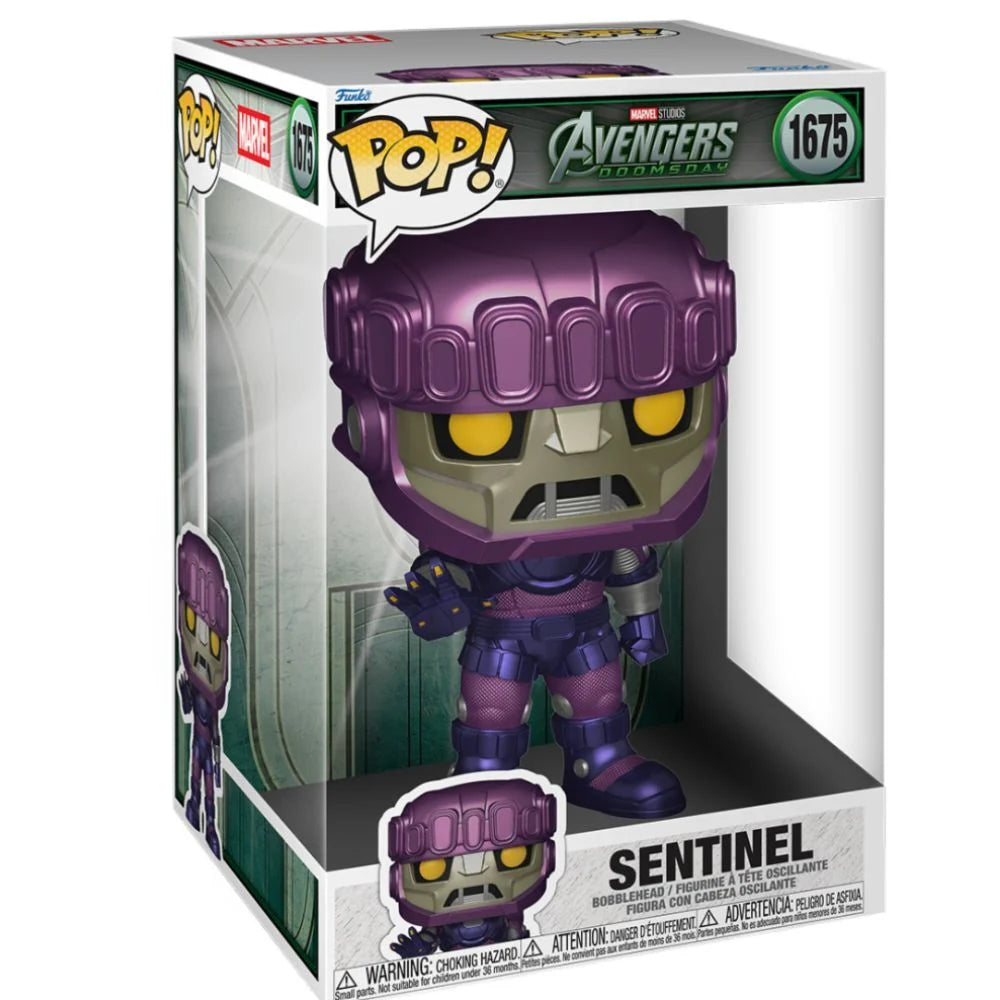 * PRÉ-RESERVA * Funko POP! Marvel Studios Avengers Doomsday Sentinel 10" #1675 (Jumbo Sized POP!)
