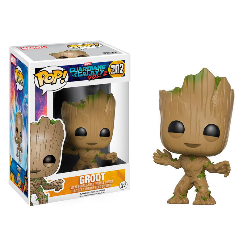 Funko Pop! Guardianes de la Galaxia 2 de Marvel, Groot #202