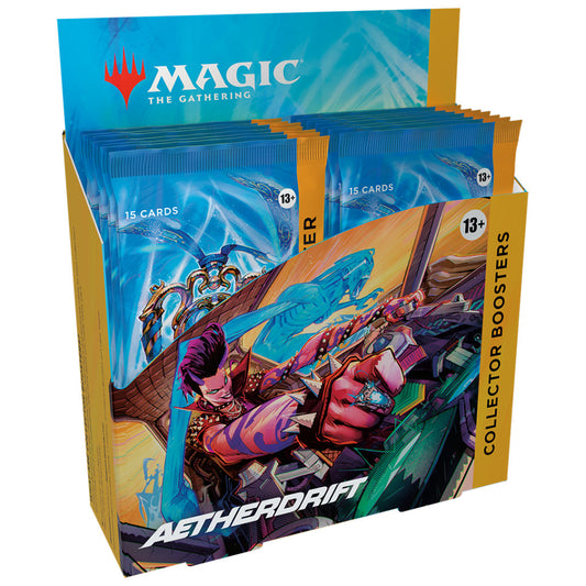 Magic The Gathering Aetherdrift Collector Booster Box Display (12 Boosters) Inglês