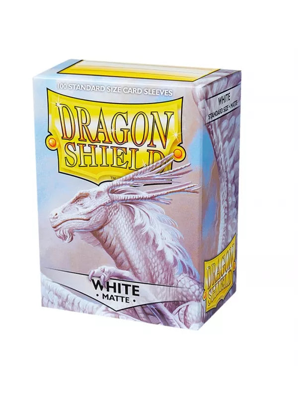 Fundas Dragon Shield estándar blanco mate (100 unidades)