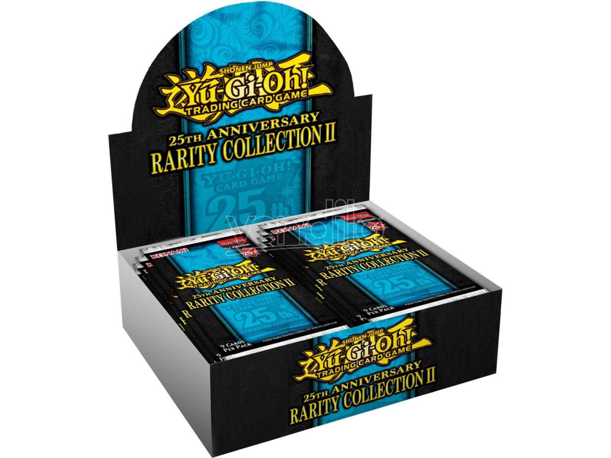 Caja de presentación de sobres de la Colección Rarity II del 25.º aniversario del Juego de Cartas Coleccionables de Yu-Gi-Oh! (24 sobres)