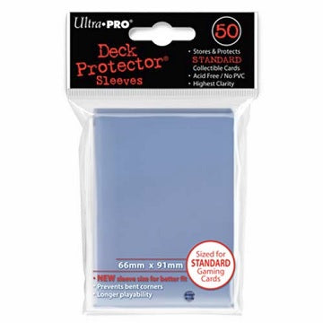 Ultra Pro Solid Sleeves Standard Clear (50 Unidades)