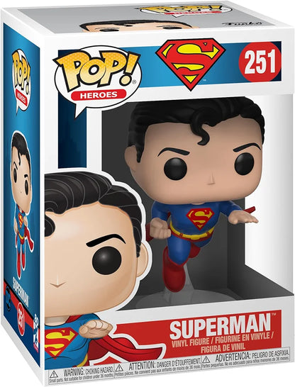 ¡Funko Pop! DC Superman 80 Años Superman Volando Exclusivo #251