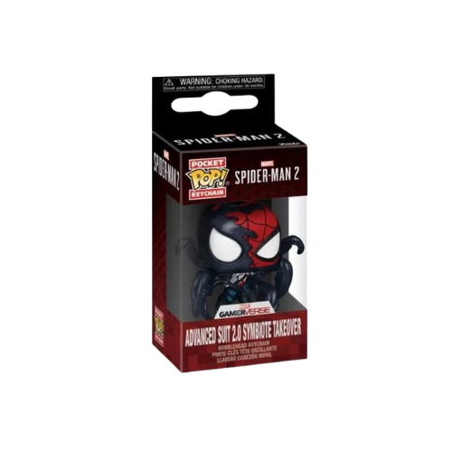 Funko Pocket POP! Keychain Marvel Spider-Man 2 Advanced Suit 2.0 Symbiote Takeover Special Edition