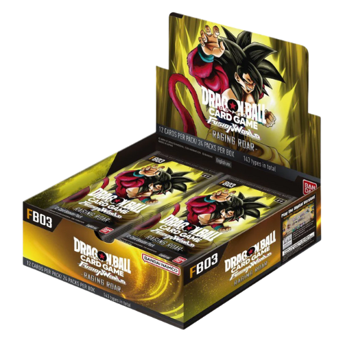 Dragon Ball Super Card Game Fusion World Raging Roar FB03 Booster Box Display (24 Booster) Inglés