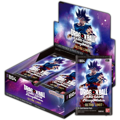 Dragon Ball Super Card Game Fusion World Ultra Limit FB04 Booster Box Display (24 Booster) Inglés