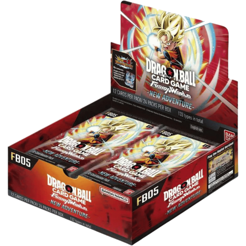 Dragon Ball Super Card Game Fusion World New Adventure FB05 Booster Box Display (24 Booster) Inglés