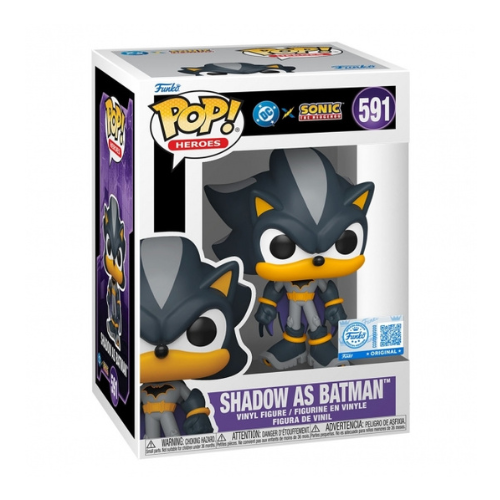 * PRE-ORDER * Funko POP! DC Heroes Justice League and Sonic Shadow as Batman #591 Exclusive