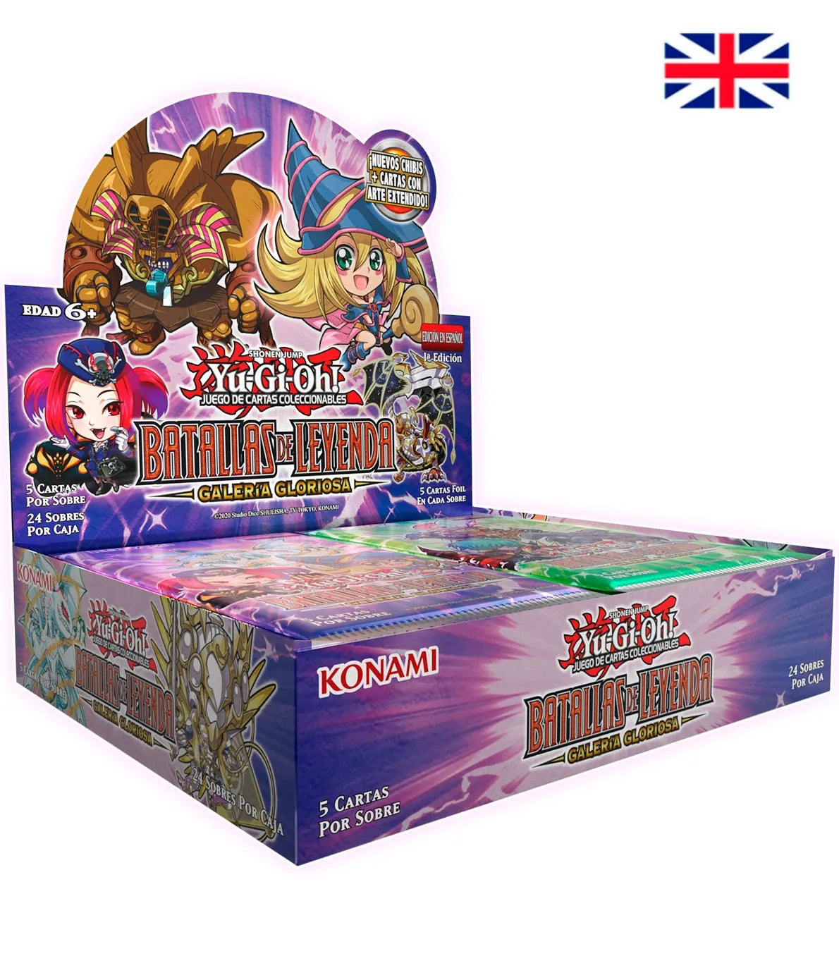 Caja de presentación de sobres de la Colección Rarity II del 25.º aniversario del Juego de Cartas Coleccionables de Yu-Gi-Oh! (24 sobres)