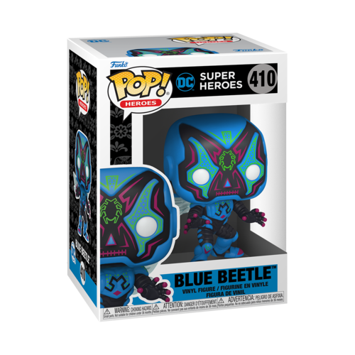 Funko Pop! DC Día De Los Muertos Blue Beetle #410